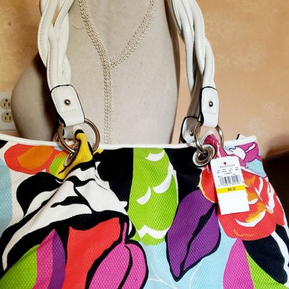 ❤Beautiful Multicolored Bag by Van Hausen❤ - Picture 3 of 3
